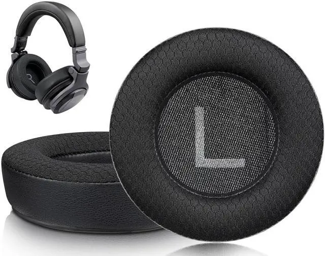 Main image of 80mm Mesh Ear Pads for Pioneer DJ HDJ-CUE1 Headphones, Earpads Cushions with High-Density Noise Isolation Foam