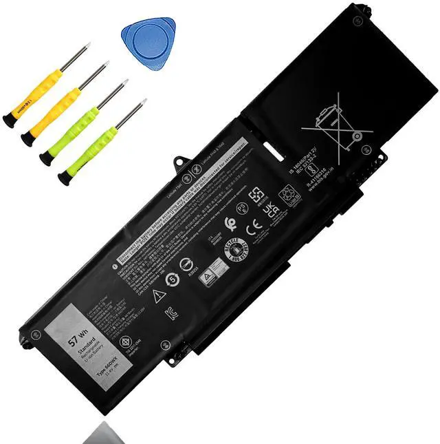 Main image of 66DWX Replacement Battery for Dell Latitude 7340 7350 7440 7450 7640 7650 | Type P126F P174G P175G P176G P178G P179G Series FH97R WW8N8 0HYH8 086D0Y 86D0Y 0CTJJ6 57Wh 4878mAh 11.4V