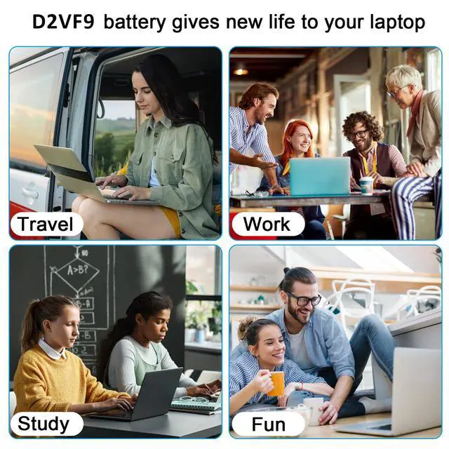 Alt view image 7 of 7 - 45WH D2VF9 Laptop Battery Replacement for Replacement for Dell Inspiron 15 7547 7548 D2VF9 PXR51 0PXR51 11.1V