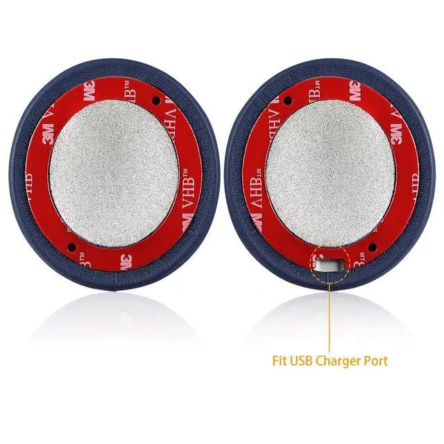 Alt view image 3 of 6 - Solo 2.0/3.0 Replacement Earpads, Memory Foam Ear Cushion Cover for Beats Solo 2.0/3.0 Wireless On Ear Headphones ONLY (Navy Blue)