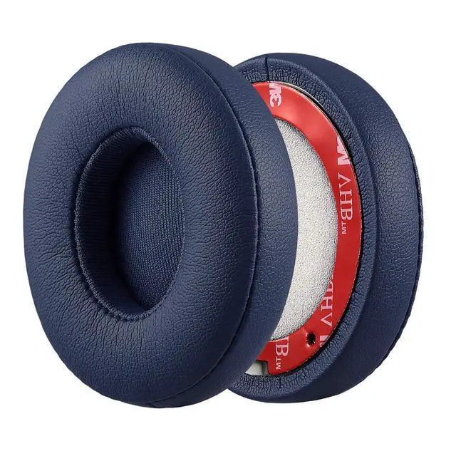 Alt view image 5 of 6 - Solo 2.0/3.0 Replacement Earpads, Memory Foam Ear Cushion Cover for Beats Solo 2.0/3.0 Wireless On Ear Headphones ONLY (Navy Blue)