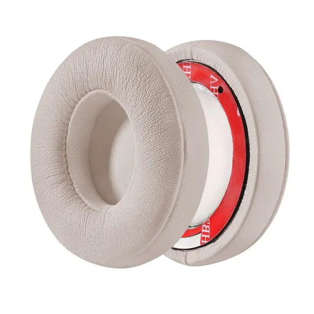 Alt view image 5 of 7 - Solo 2/3 Wireless Earpads - Replacement Ear Cushion Pads with Protein Leather and Memory Foam for Beats Solo 2.0/3.0 Wireless On Ear Headphones ONLY (Rose Gold)