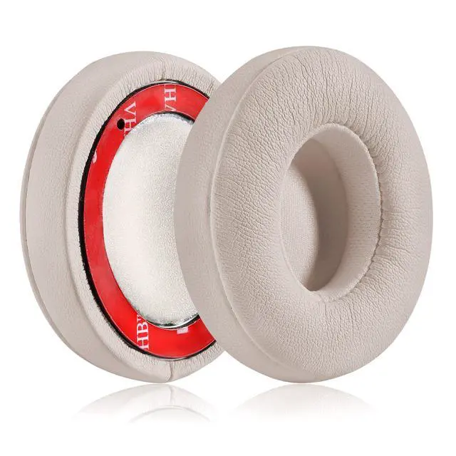 Alt view image 6 of 7 - Solo 2/3 Wireless Earpads - Replacement Ear Cushion Pads with Protein Leather and Memory Foam for Beats Solo 2.0/3.0 Wireless On Ear Headphones ONLY (Rose Gold)