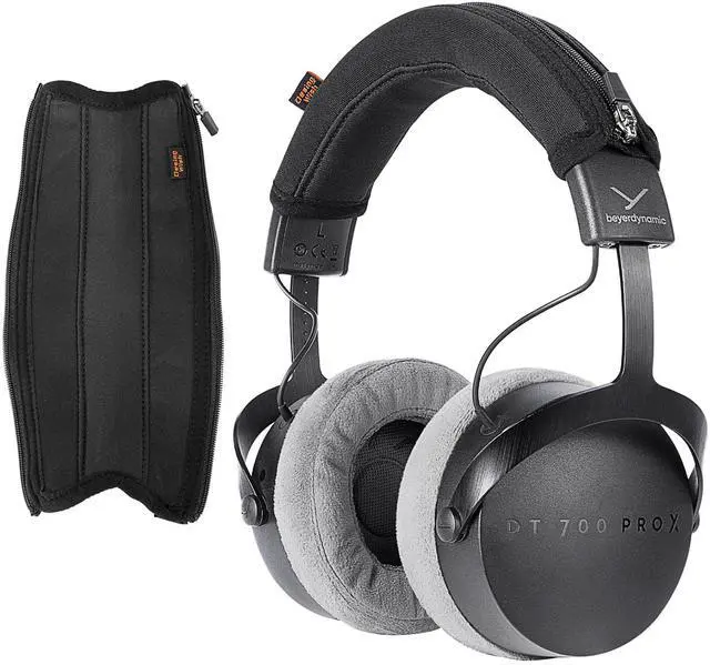 Main image of DT 1990 Pro Headband Cover Compatible with beyer'dynamic DT 1990 Pro/DT 1770 Pro/DT 900 Pro X/MMX 200 Headphones Headband Cushion Pad Cover Replacement Headband Protector (Black)