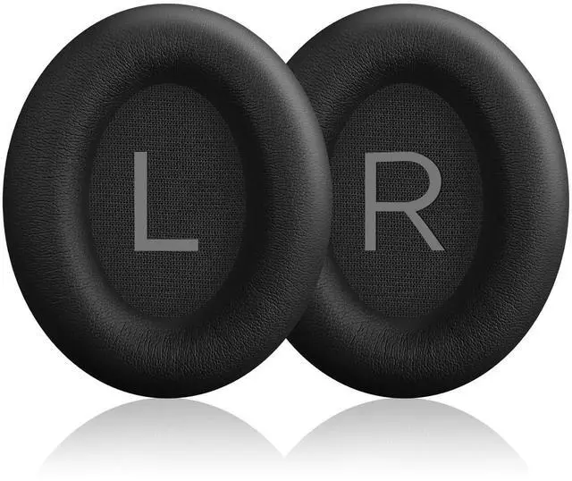 Main image of Replacement Ear Pads for Bose QuietComfort 45 (QC45)/QuietComfort SE (QC SE)/Quiet Comfort Headphones, Ear Cushions, Headset Earpads, Ear Cups Cover with Soft Protein Leather (Black)