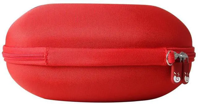Alt view image 5 of 6 - Hard Travel Case for BERIBES/TOZO HT3 / TOZO HT2 Hybrid Active Noise Cancelling Headphones (Red)