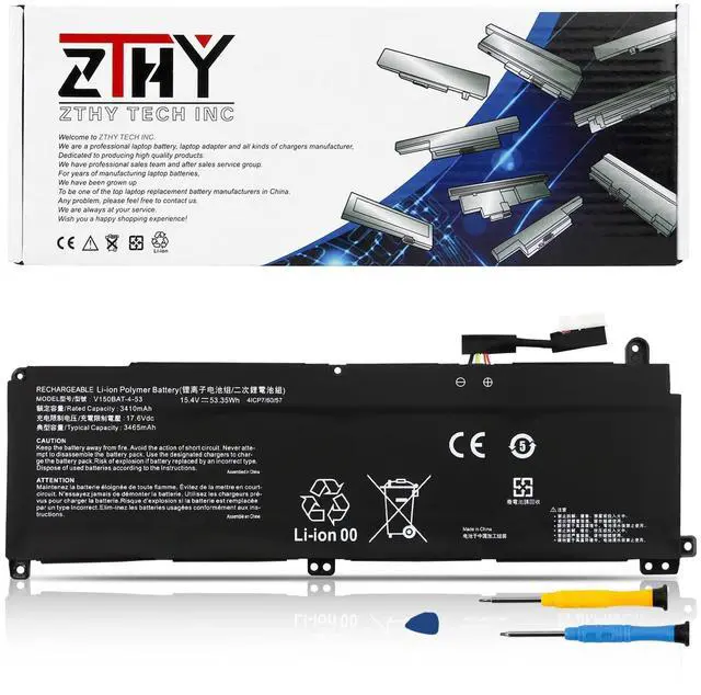 Main image of V150BAT-4-53 Laptop Battery Replacement for Hasee Z7 Z8 G8 Z7T Z7-DA7NP | Z8-DA7NT Z8-DA7NP G8-DA5 G8-DA7NP CV15S02 Machenike S15C Colorful P16 P15 Clevo V150RND V150BAT-3-41 V150BAT-4 53.35Wh