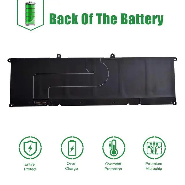 Alt view image 6 of 6 - KV690 Laptop Battery Replacement for Dell Precision 5680 5690 Series Notebook 6D2HW 06D2HW Black 11.55V 99.5Wh 8399mAh