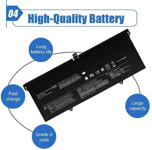 Alt view image 5 of 6 - L16M4P60 L16C4P61 laptop Battery Replacement for Lenovo Yoga 920 920-13IKB | For Lenovo Yoga 920-131KB Yoga 6 Pro-13IKB Ideapad Flex Pro-13IKB, 5B10W67249 SB10W67429 2ICP4/53/129-2, 7.68V 70Wh 9120mAh