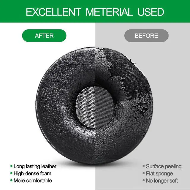Alt view image 5 of 7 - Engage 75 Ear Pads Replacement Ear Cushions Cover for Jabra Engage 55 65 | Engage 75 Stereo Headset Covers with Memory Foam, Not Fit Engage Mono