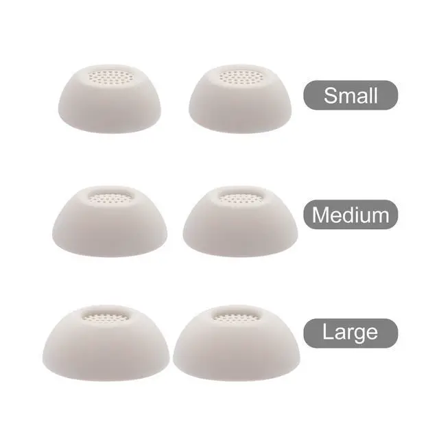 Alt view image 6 of 6 - Replacement Ear Tips for Bose New QuietComfort Ultra Earbuds | Soft Silicone Eartips Compatible with Bose QuietComfort Earbuds/ QuietComfort Ultra Bluetooth Earbuds, 3 Pairs (S/M/L) Beige