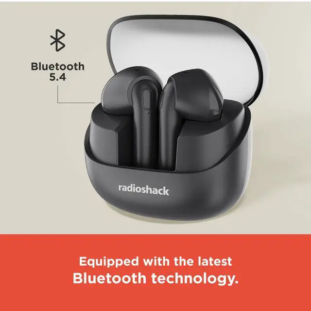 Alt view image 2 of 5 - TWS Earbuds Bluetooth 5.4 ANC IPX5 460mAh Case Black