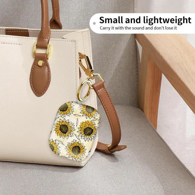 Alt view image 3 of 6 - Compatiable with AirPod Pro 2nd/1st Generation Case,Lightweight & Durable Resistant Hard Case with Keychain,Stylish Design AirPod Case Cover for Women(Sunflowers Dots)