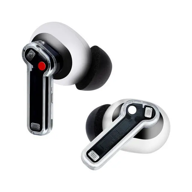 Alt view image 2 of 6 - Replacement Foam Ear Tips for Nothing Ear/Ear (a)/ Ear (3) Earbuds | Memory Foam Tips, 3 Pairs (S/M/L) Black