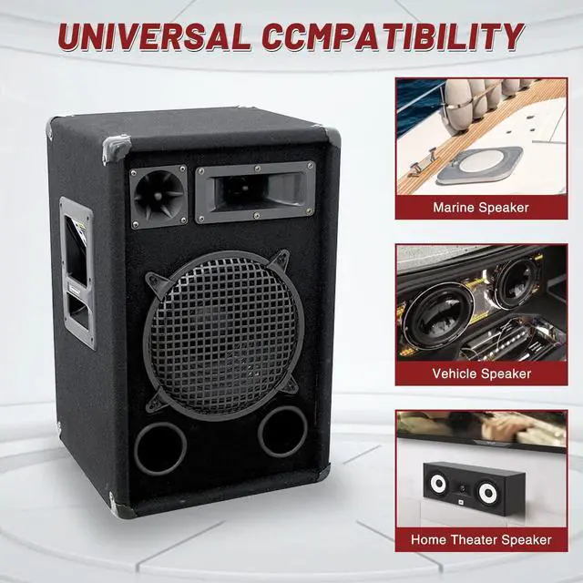 Alt view image 6 of 7 - 8" Speaker Grill Cover: Car Audio Speaker Grill Cover, Subwoofer Metal Mesh-Waffle Grill Cover Protector with Rubber Frame(Pack of 2)