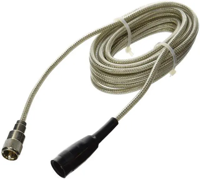 Main image of Antennas 305-820 18ft Coax Cable with PL-259 Connectors CB Antenna Mini 8 Cable, Clear