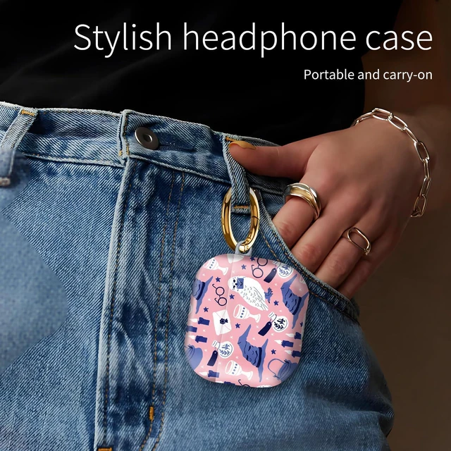 Alt view image 3 of 6 - Compatiable with AirPod 4 Protective Case 2024, Soft Protective Case with Keychain for Women,Cute Shockproof Charging Case Cover for AirPod 4(Owl Wizard Hat)