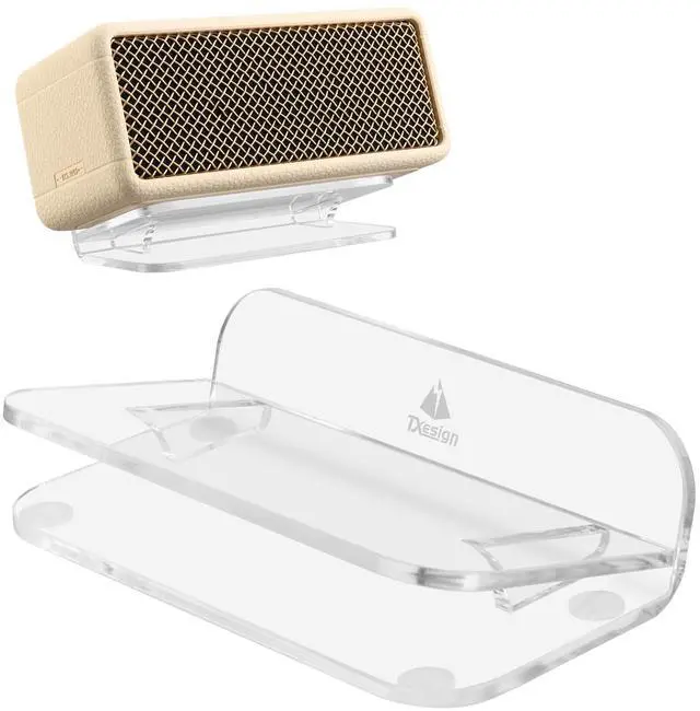 Main image of Desktop Stand Angle Riser for Marshall Emberton II/Beats Pill 2024/JBL Flip 7, Acrylic Speaker Holder Isolation Stands Base Bracket with Anti-Slip Mat (Transparent)