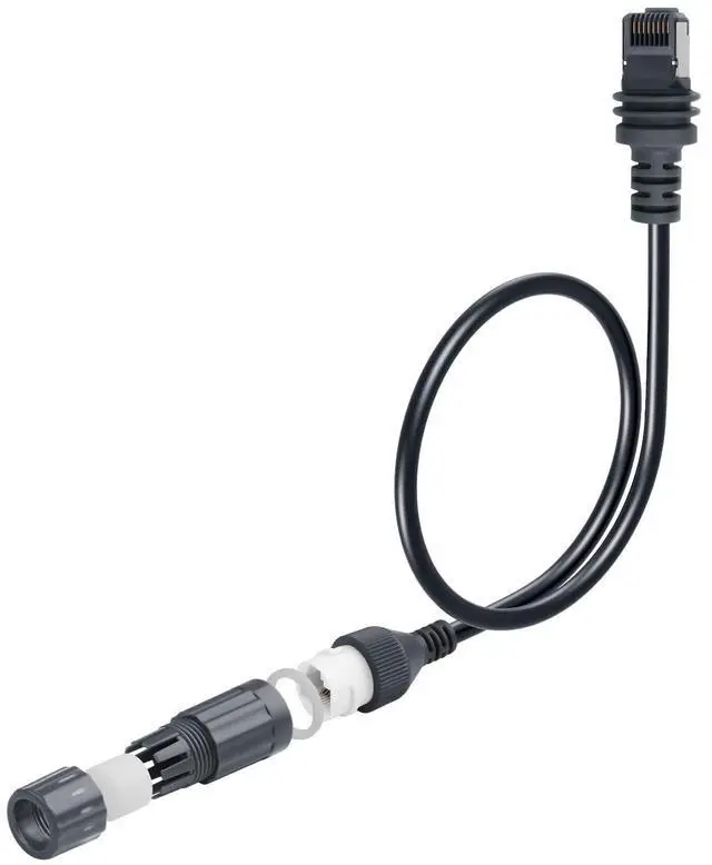 Main image of for Starlink Gen 3 Ethernet Adapter Cable, 1200 Mbps Waterproof Starlink Rectangular Satellite Gen3 V3 Replacement Cable Adapter Gen 3 RJ45 Converter - 0.5M / 1.64FT
