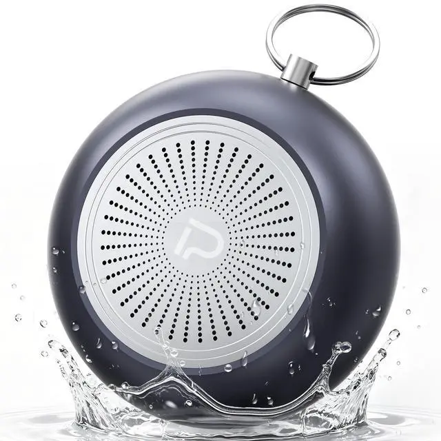 Main image of Portable Bluetooth Speaker IPX6 Waterproof Small Wireless Speakers | Solid Aluminum Alloy Sphere, Bluetooth 6.0 TWS, 12H Playtime, Powerful Sound, Shower Speaker for Outdoors/Travel/Pool/Gifts