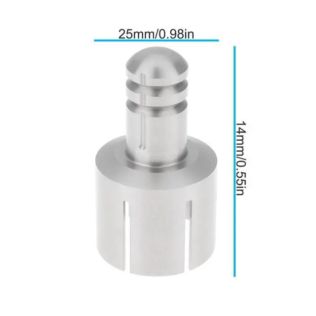Alt view image 4 of 7 - Heavy Duty Stainless Steel Center Axle Sleeve Compatible with Dual 1019 1209 Turntable