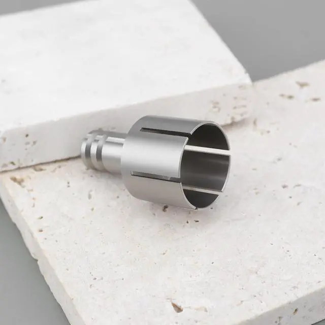 Alt view image 6 of 7 - Heavy Duty Stainless Steel Center Axle Sleeve Compatible with Dual 1019 1209 Turntable