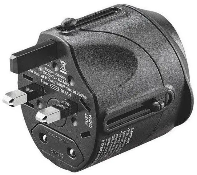 Alt view image 4 of 6 - All-in-One Ground Travel Adapter Converter Series with USB Ports (Universal Travel Adapter)