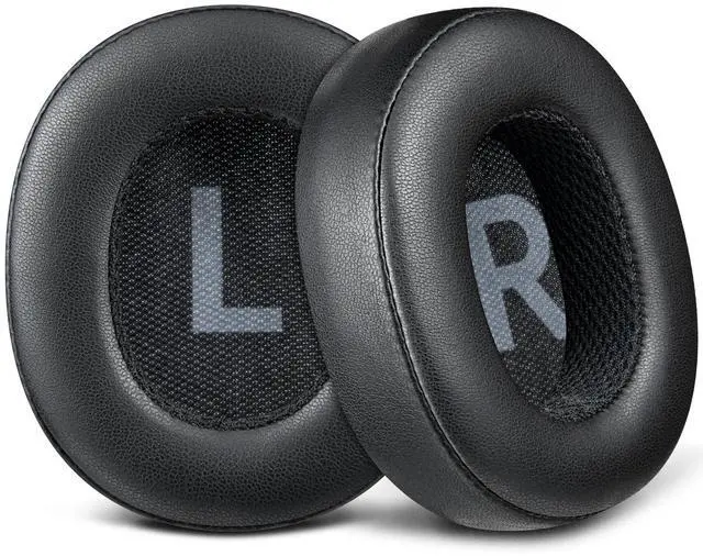 Main image of Earpads for TREBLAB Z2 ANC Over-Ear Wireless Headphones, Replacement Ear Pads Cushions with Soft Protein Leather and High-Density Memory Foam - Black