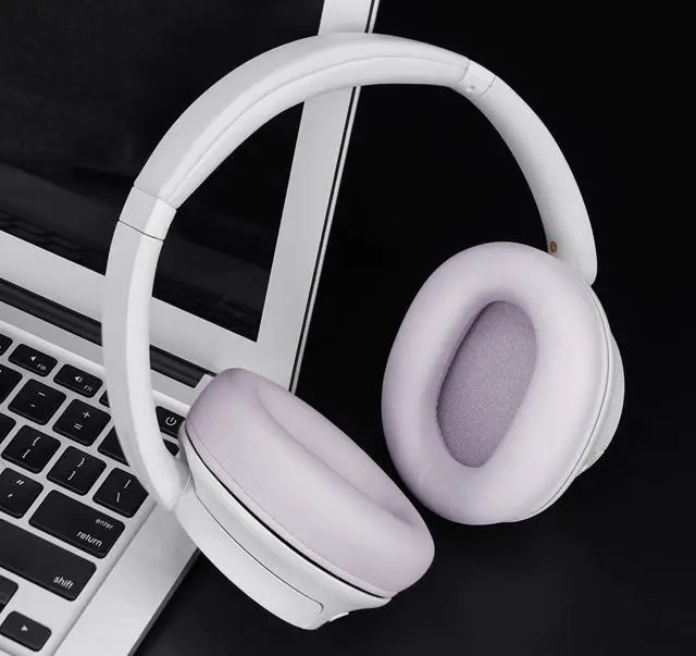 Alt view image 6 of 7 - GVOEARS Ear Pads for Sony WH-XB900N / WH-CH710N / WH-CH720N - Pink | Also for WH-RF400 / MDR-RF895RK Headphones, Earpads Cushions with Soft Protein Leather, Memory Foam