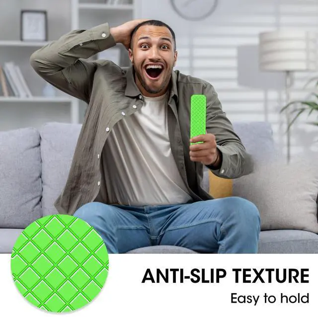 Alt view image 7 of 7 - Silicone Cover Case for Sony RMF-TX920U Remote -Glow Green+Blue | Anti Slip Protective Sleeve for Sony RMF-TX910U RMF-TX900URMF-TX810U RMF-TX800U Universal Remote Control,Glow in the Dark