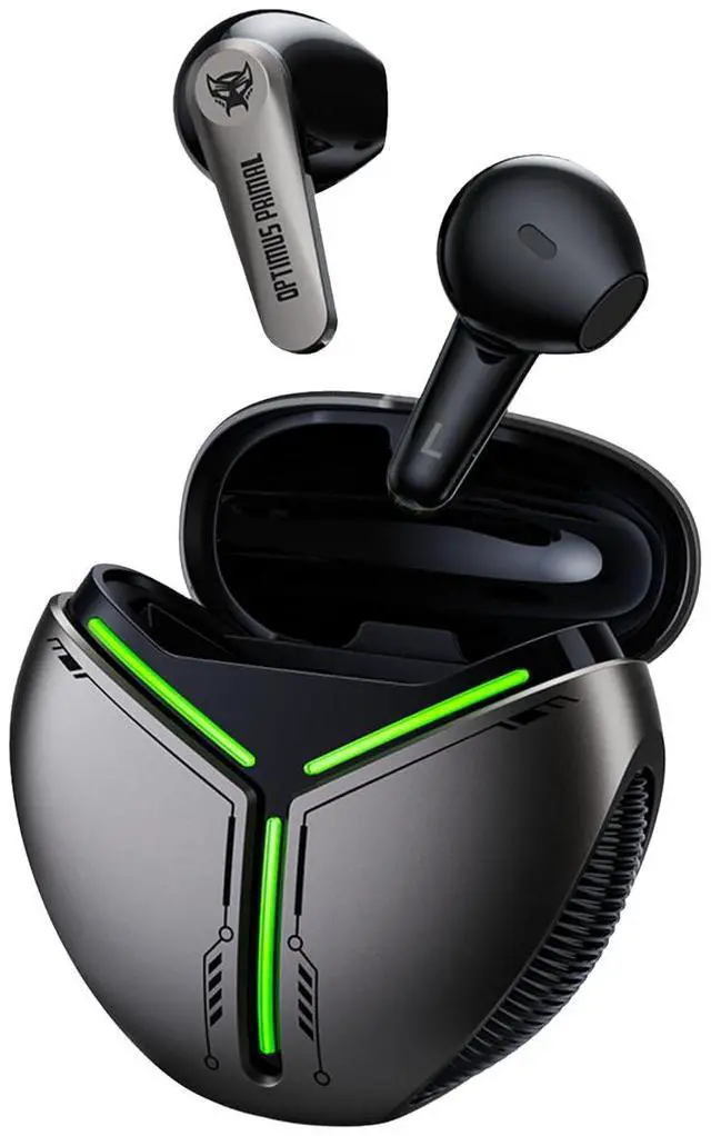 Main image of TF-T30 Bluetooth TWS Wireless Earbuds with Energy Core Design Passive Noise Cancelling Semi-In-Ear Cool HiFi HD Calling Music Game Modes Low Latency Sports Earphones (Gray Optimus Primal)