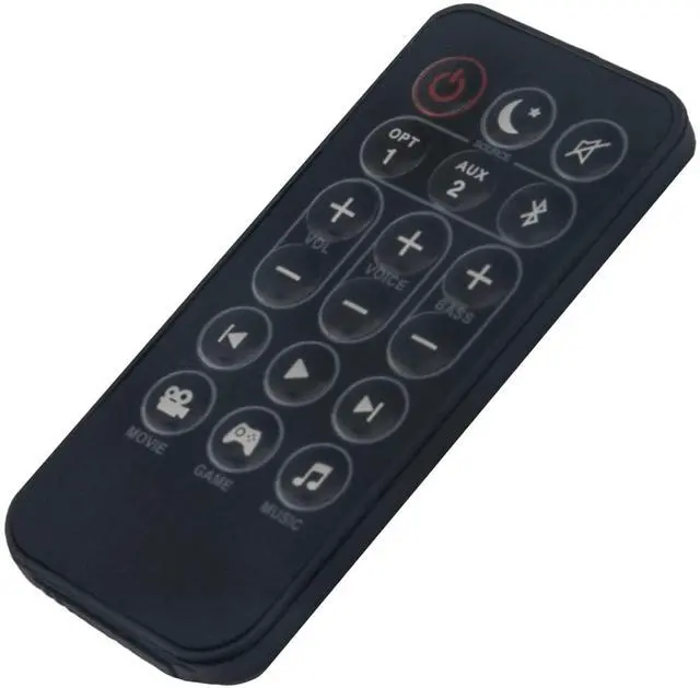 Alt view image 2 of 6 - Replacement Soundbar Remote Control fit for Polk Signa Solo Sound Bar | RE9220-1 RE92201 RTRE92201 S21-021 fit for Polk Audio Signa Solo SIGNASOLO AM9230-A AM9230A