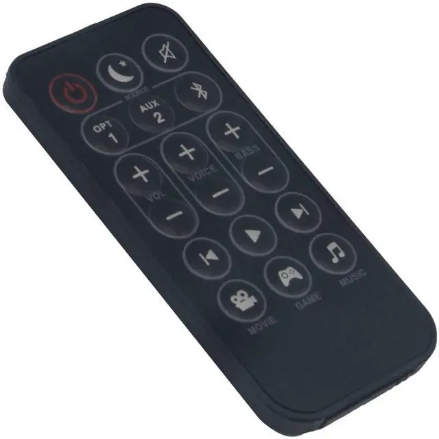 Alt view image 3 of 6 - Replacement Soundbar Remote Control fit for Polk Signa Solo Sound Bar | RE9220-1 RE92201 RTRE92201 S21-021 fit for Polk Audio Signa Solo SIGNASOLO AM9230-A AM9230A