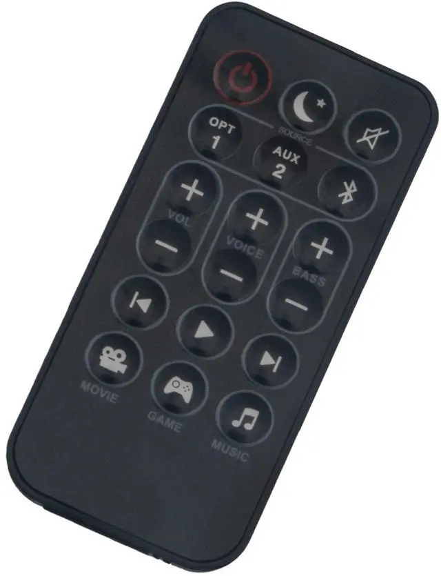 Alt view image 5 of 6 - Replacement Soundbar Remote Control fit for Polk Signa Solo Sound Bar | RE9220-1 RE92201 RTRE92201 S21-021 fit for Polk Audio Signa Solo SIGNASOLO AM9230-A AM9230A