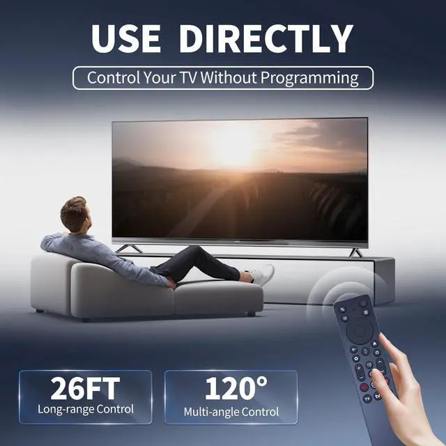 Alt view image 3 of 7 - RC923A FMB1 Replacement for TCL QD-Mini LED 4K UHD Smart TV Remote Control, Compatible with TCL 50/55/65/75/85 Series TV QM5K QM6K QM7K Q77K (IR No Voice)