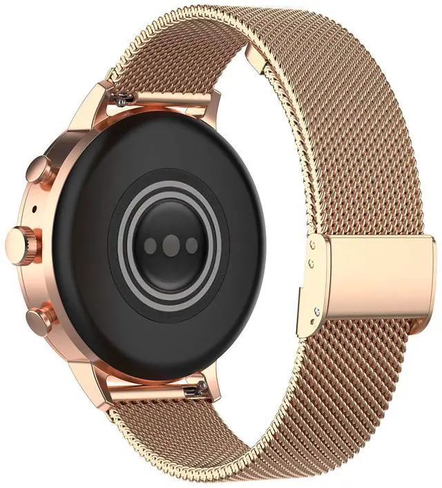 Main image of Metal Bands Compatible with Fitpolo DR06/TOOBUR DR06/FQQ DR06/KEEPONFIT DR05/KIBFLE DR03/YMZ DR03 Stainless Steel Milanese Mesh Loop Strap for DR06 Smartwatch