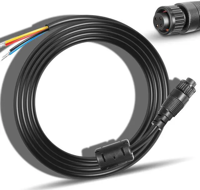 Main image of 000-00128-001 4-pin Power Cord Fit for Simrad GO9/12, Vulcan 7/9/12, NSS EVO3, ZEUS2,ZEUS3 for Power in, Power Control Bus and External Alarm (6.5 Feet)