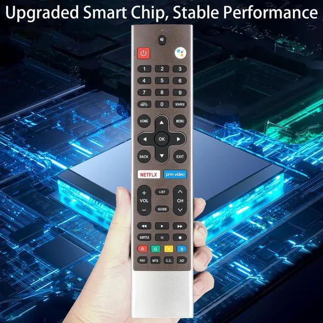 Alt view image 6 of 7 - HS-7720 HS-7720H Voice Remote Control Compatible with Skyworth 4K UHD Smart Android TV 50UD7200 55UD7200 65UD7200 75UD6200 Replacement Controller