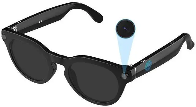 Main image of Al Smart Glasses,8MP Camera Glasses with Real-Time Translation &Object Analysis HD 1080P Video Recording,No WiFi Required for Travel, Sports, Outdoor Use (Polarised Lens)