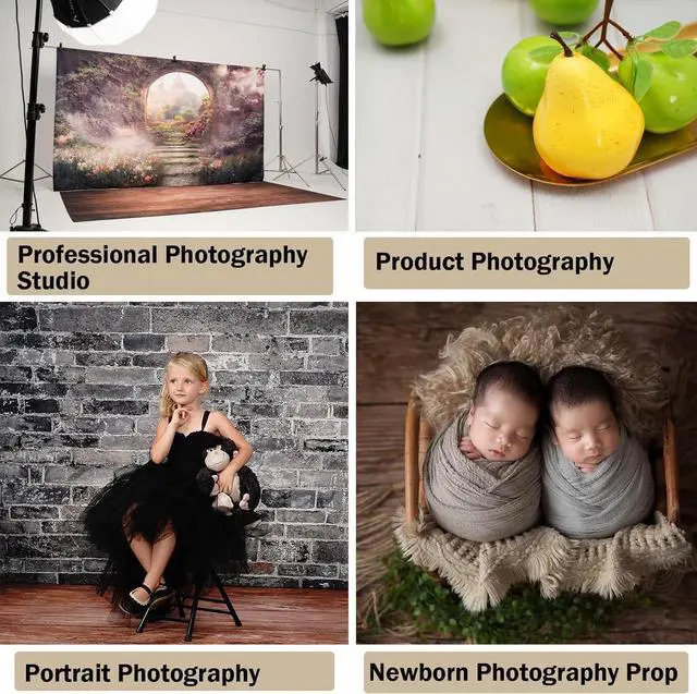 Alt view image 6 of 6 - Photography Floor Mats Brown Rubber Floor Backdrop 5x4ft | Non-Slip Mat for Video, Flooring for Indoor Shooting for Photography Studio