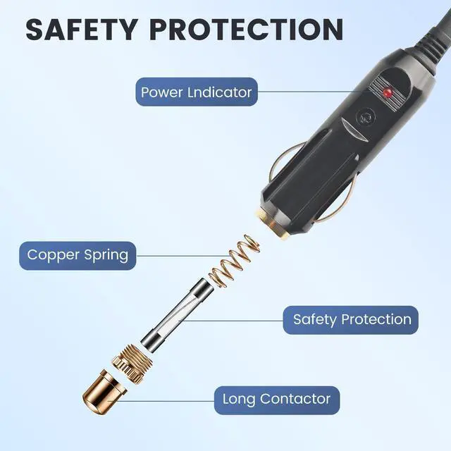 Alt view image 3 of 7 - Starlink Gen 3 Power Cord, Boost Power Cord for Starlink Gen3 Router, 9V-35V to 57V Boost Conversion Kit, G3 Step Up Power Adapter,Cigarette Lighter to DC Power Cord
