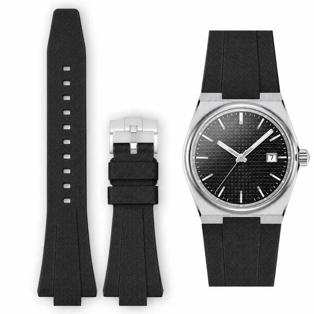 Main image of Quick Release Rubber Strap for PRX Watch 40mm 35mm | FKM Replacement Band for PRX Series Powermatic 8011mm/12mm