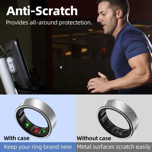 Alt view image 3 of 6 - 4/6 Pack Ring Cover for RingConn Gen 3/2/1 | Elastic Silicone Ring Protector for RingConn Gen 2 Air Working Out Accessories Men Women