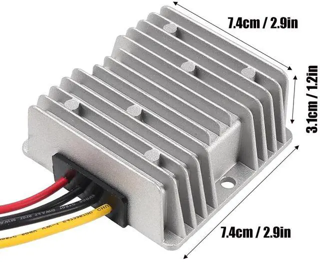 Alt view image 5 of 6 - DC Voltage Reducer Converter DC 36V/48V to 12V 10A Automatic Step Down Up Voltage Regulator Power Converter Waterproof Module Transformer for Golf Cart Club Car