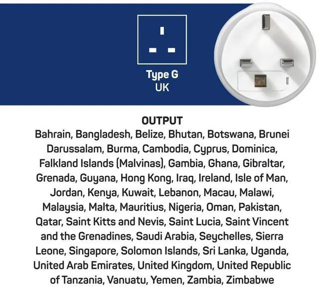 Alt view image 5 of 7 - US to UK Plug Adapter, Travel Adapter | Earthed Adapter for Small Electrical Devices, Travel Essentials for North American Travelers to the UK