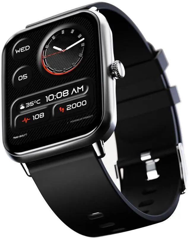 Main image of Ninja Call Pro Plus 46.48mm (1.83 inch) Smart Watch with Bluetooth Calling, AI Voice Assistance, 120 Sports Modes IP67 Rating, 240 * 280 Pixel High Resolution (Black)