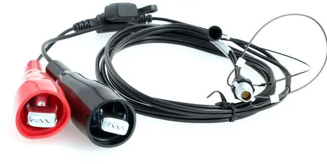 Alt view image 3 of 4 - 12V Power Cable for Trimble R7 R8 R9 R10 R12 5700 5800 SPS985 GPS RTK GNSS Receiver, 7 Pin to Clips