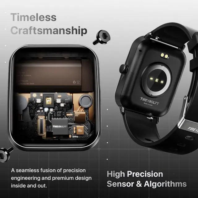 Alt view image 5 of 7 - Ninja Call Pro Plus 46.48mm (1.83 inch) Smart Watch with Bluetooth Calling, AI Voice Assistance, 120 Sports Modes IP67 Rating, 240 * 280 Pixel High Resolution (Black)