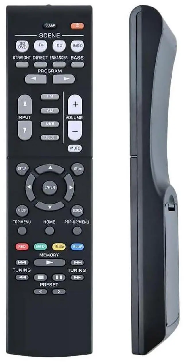 Main image of Replacement Remote Control RAV561 for Yamaha HTR-3072 RX-V385 YHT-4950UBL YHT-4950U AV Receiver