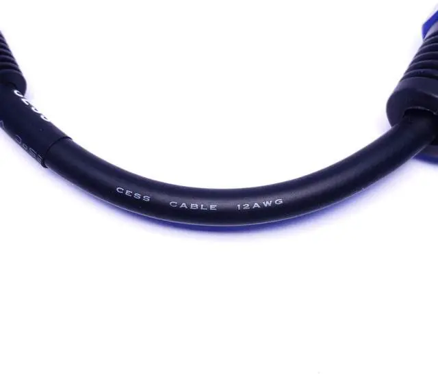 Alt view image 4 of 5 - Speakon Female to 1/4" Male TS Speaker Cable, 6 in, 2-Pack